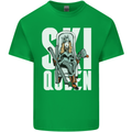 Ski Queen Funny Skiing Winter Sports Kids T-Shirt Childrens Irish Green