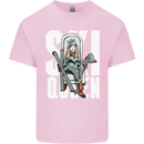 Ski Queen Funny Skiing Winter Sports Kids T-Shirt Childrens Light Pink