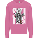 Ski Queen Funny Skiing Winter Sports Mens Sweatshirt Jumper Azalea