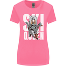 Ski Queen Funny Skiing Winter Sports Womens Wider Cut T-Shirt Azalea