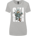 Ski Queen Funny Skiing Winter Sports Womens Wider Cut T-Shirt Sports Grey