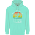 Skiing Don't Follow Me Ski Skier Funny Mens 80% Cotton Hoodie Peppermint