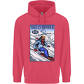 Skiing Life Better on the Slopes Ski Skiier Childrens Kids Hoodie Heliconia