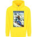 Skiing Life Better on the Slopes Ski Skiier Childrens Kids Hoodie Yellow
