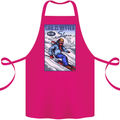 Skiing Life Better on the Slopes Ski Skiier Cotton Apron 100% Organic Pink