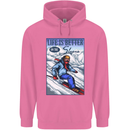 Skiing Life Better on the Slopes Ski Skiier Mens 80% Cotton Hoodie Azelea
