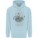 Skilful Sailor Kraken Sailing Cthulhu Childrens Kids Hoodie Light Blue