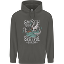 Skilful Sailor Kraken Sailing Cthulhu Childrens Kids Hoodie Storm Grey
