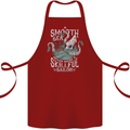 Skilful Sailor Kraken Sailing Cthulhu Cotton Apron 100% Organic Maroon