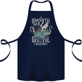 Skilful Sailor Kraken Sailing Cthulhu Cotton Apron 100% Organic Navy Blue