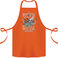 Skilful Sailor Kraken Sailing Cthulhu Cotton Apron 100% Organic Orange