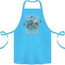 Skilful Sailor Kraken Sailing Cthulhu Cotton Apron 100% Organic Turquoise
