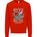 Skilful Sailor Kraken Sailing Cthulhu Kids Sweatshirt Jumper Bright Red