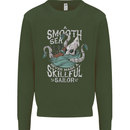 Skilful Sailor Kraken Sailing Cthulhu Kids Sweatshirt Jumper Forest Green