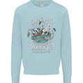 Skilful Sailor Kraken Sailing Cthulhu Kids Sweatshirt Jumper Light Blue