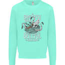 Skilful Sailor Kraken Sailing Cthulhu Kids Sweatshirt Jumper Peppermint