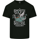 Skilful Sailor Kraken Sailing Cthulhu Kids T-Shirt Childrens Black