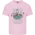 Skilful Sailor Kraken Sailing Cthulhu Kids T-Shirt Childrens Light Pink