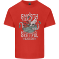 Skilful Sailor Kraken Sailing Cthulhu Kids T-Shirt Childrens Red