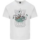 Skilful Sailor Kraken Sailing Cthulhu Kids T-Shirt Childrens White