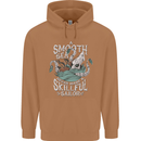 Skilful Sailor Kraken Sailing Cthulhu Mens 80% Cotton Hoodie Caramel Latte