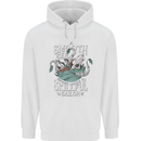 Skilful Sailor Kraken Sailing Cthulhu Mens 80% Cotton Hoodie White