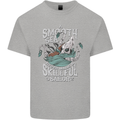 Skilful Sailor Kraken Sailing Cthulhu Mens Cotton T-Shirt Tee Top Sports Grey