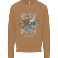 Skilful Sailor Kraken Sailing Cthulhu Mens Sweatshirt Jumper Caramel Latte