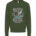Skilful Sailor Kraken Sailing Cthulhu Mens Sweatshirt Jumper Forest Green
