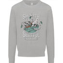 Skilful Sailor Kraken Sailing Cthulhu Mens Sweatshirt Jumper Sports Grey