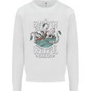 Skilful Sailor Kraken Sailing Cthulhu Mens Sweatshirt Jumper White