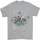 Skilful Sailor Kraken Sailing Cthulhu Mens T-Shirt 100% Cotton Sports Grey