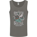 Skilful Sailor Kraken Sailing Cthulhu Mens Vest Tank Top Charcoal