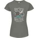 Skilful Sailor Kraken Sailing Cthulhu Womens Petite Cut T-Shirt Charcoal