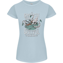 Skilful Sailor Kraken Sailing Cthulhu Womens Petite Cut T-Shirt Light Blue