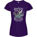 Skilful Sailor Kraken Sailing Cthulhu Womens Petite Cut T-Shirt Purple