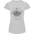 Skilful Sailor Kraken Sailing Cthulhu Womens Petite Cut T-Shirt Sports Grey