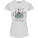 Skilful Sailor Kraken Sailing Cthulhu Womens Petite Cut T-Shirt White