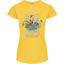 Skilful Sailor Kraken Sailing Cthulhu Womens Petite Cut T-Shirt Yellow