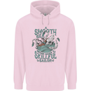 Skilful Sailor Kraken Sailing Octopus Childrens Kids Hoodie Light Pink