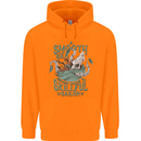 Skilful Sailor Kraken Sailing Octopus Childrens Kids Hoodie Orange