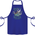 Skilful Sailor Kraken Sailing Octopus Cotton Apron 100% Organic Royal Blue