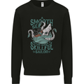 Skilful Sailor Kraken Sailing Octopus Kids Sweatshirt Jumper Black