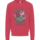 Skilful Sailor Kraken Sailing Octopus Kids Sweatshirt Jumper Heliconia