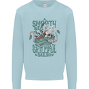 Skilful Sailor Kraken Sailing Octopus Kids Sweatshirt Jumper Light Blue