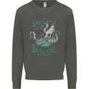 Skilful Sailor Kraken Sailing Octopus Kids Sweatshirt Jumper Storm Grey