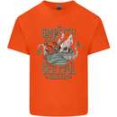 Skilful Sailor Kraken Sailing Octopus Kids T-Shirt Childrens Orange