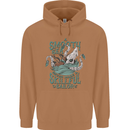 Skilful Sailor Kraken Sailing Octopus Mens 80% Cotton Hoodie Caramel Latte