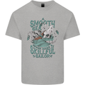 Skilful Sailor Kraken Sailing Octopus Mens Cotton T-Shirt Tee Top Sports Grey