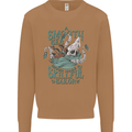 Skilful Sailor Kraken Sailing Octopus Mens Sweatshirt Jumper Caramel Latte